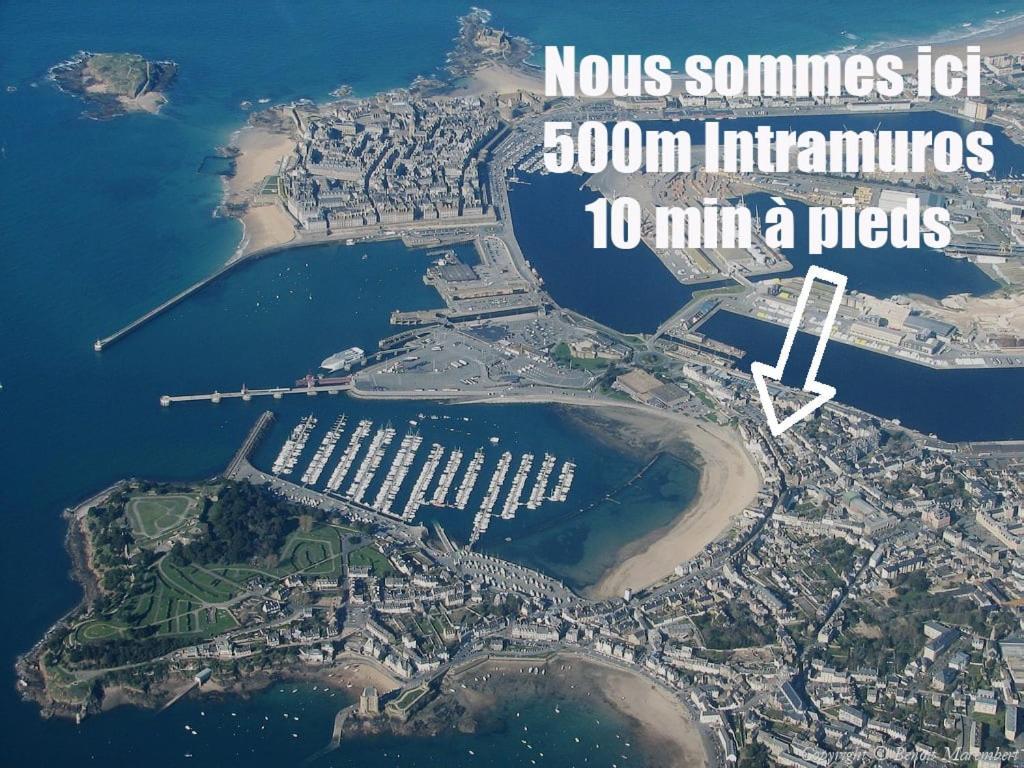 L'Annexe - Plage 50 M Et Remparts A 500 M Saint-Malo Esterno foto